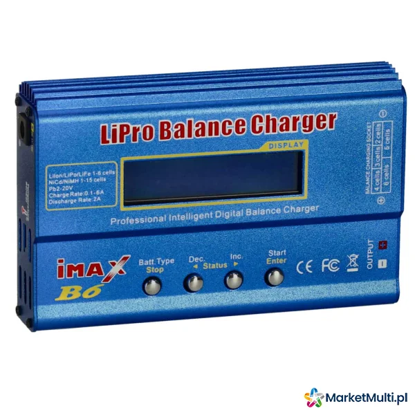Ładowarka modelarska IMAX B6 80W LIPRO CHARGER